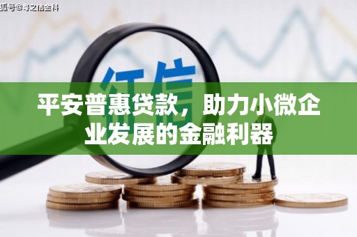 扎兰屯平安普惠贷款，助力小微企业发展的金融利器