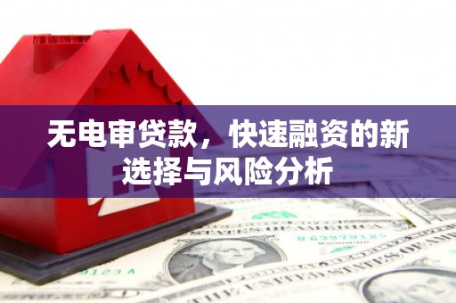扎兰屯无电审贷款，快速融资的新选择与风险分析