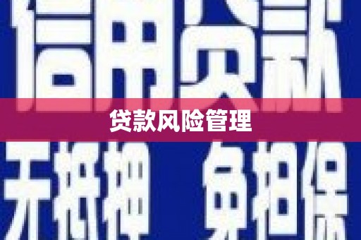 扎兰屯贷款风险管理